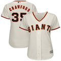 Brandon Crawford San Francisco Giants Majestic Cool Base Player Jersey Cream 2019