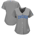 Chicago Cubs Majestic Womens Alternate Cool Base Team Jersey Gray 2019