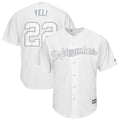 Christian Yelich Yeli Milwaukee Brewers Majestic 2019 Players Weekend Player Jersey White 2019