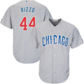 Anthony Rizzo Chicago Cubs Majestic Official Cool Base Player Jersey Gray 2019