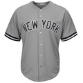 New York Yankees Majestic Official Cool Base Jersey Gray 2019