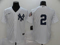 New York Yankees Derek Jeter #2 2020 Mlb White Jersey