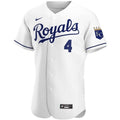 Kansas City Royals Alex Gordon #4 2020 Mlb White Jersey