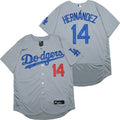 Los Angeles Dodgers Enrique Hernandez #14 2020 Mlb Silver Jersey