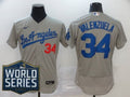 Los Angeles Dodgers Fernando Valenzuela #34 2020 Mlb Grey Jersey