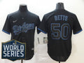 Los Angeles Dodgers Mookie Betts #50 2020 Mlb Dark Blue Jersey