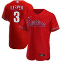 Philadelphia Phillies Bryce Harper #3 2020 Mlb Red Jersey
