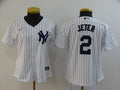New York Yankees Derek Jeter #2 2020 Mlb White Womens Jersey