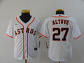 Houston Astros Jose Altuve #27 2020 Mlb White Jersey