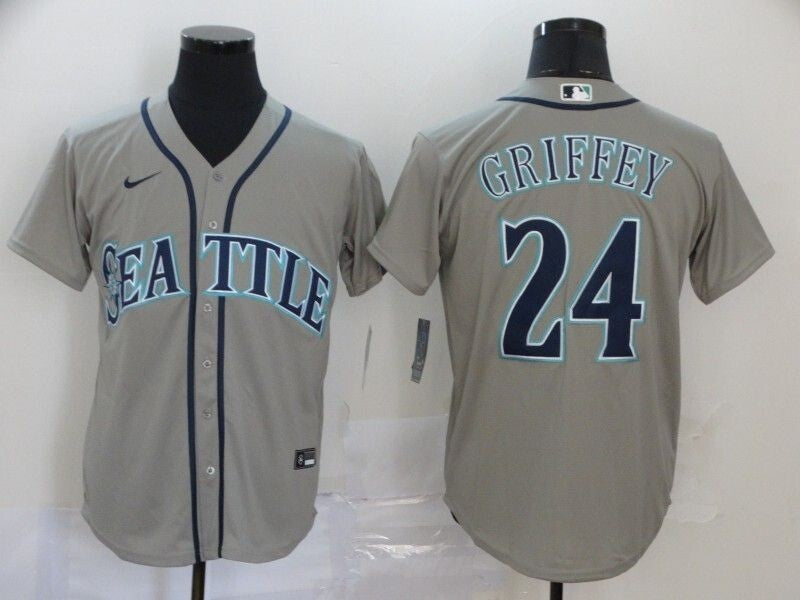 Seattle Mariners Ken Griffey Jr. #24 2020 Mlb Grey Jersey