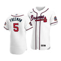 Atlanta Braves Freddie Freeman #5 2021 Mlb All-Star Game Patch Home Jersey White