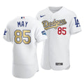 Los Angeles Dodgers Dustin May #85 2021 Gold Men Program Jersey