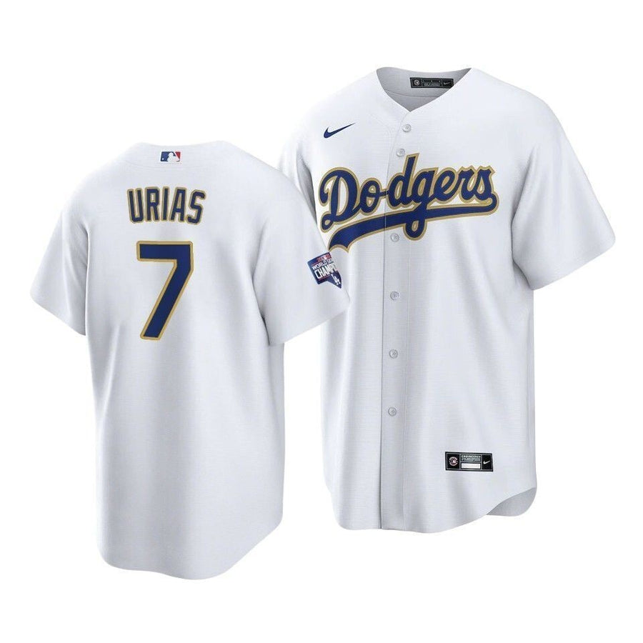 Los Angeles Dodgers Julio Urias #7 2021 Gold Program Jersey