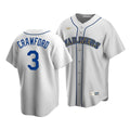 Men'S Seattle Mariners J.P. Crawford #3 Cooperstown Collection White Home Jersey