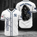 New York Yankees BronX Bombers Skull baseball Jersey shirt