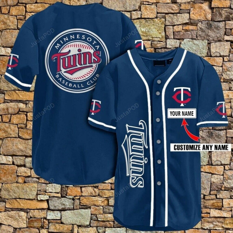 Personalized Custom Name Minnesota Twins All Over Print Baseball Jersey For Fans