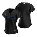 Womens Miami Marlins 2020 Black Jersey Mlb Gift For Marlins And Baseball Fans