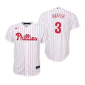 Philadelphia Phillies #3 Bryce Harper 2020 Home White Jersey Gift For Phillies Fans