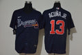 Atlanta Braves Ronald Acua Jr. 13 2021 Mlb Blue Jersey Jersey