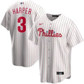 Bryce Harper Philadelphia Phillies Home 2021 Replica Player White 3D Jersey