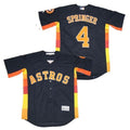 Houston Astros George Springer 4 2021 Mlb Navy Blue Jersey Jersey