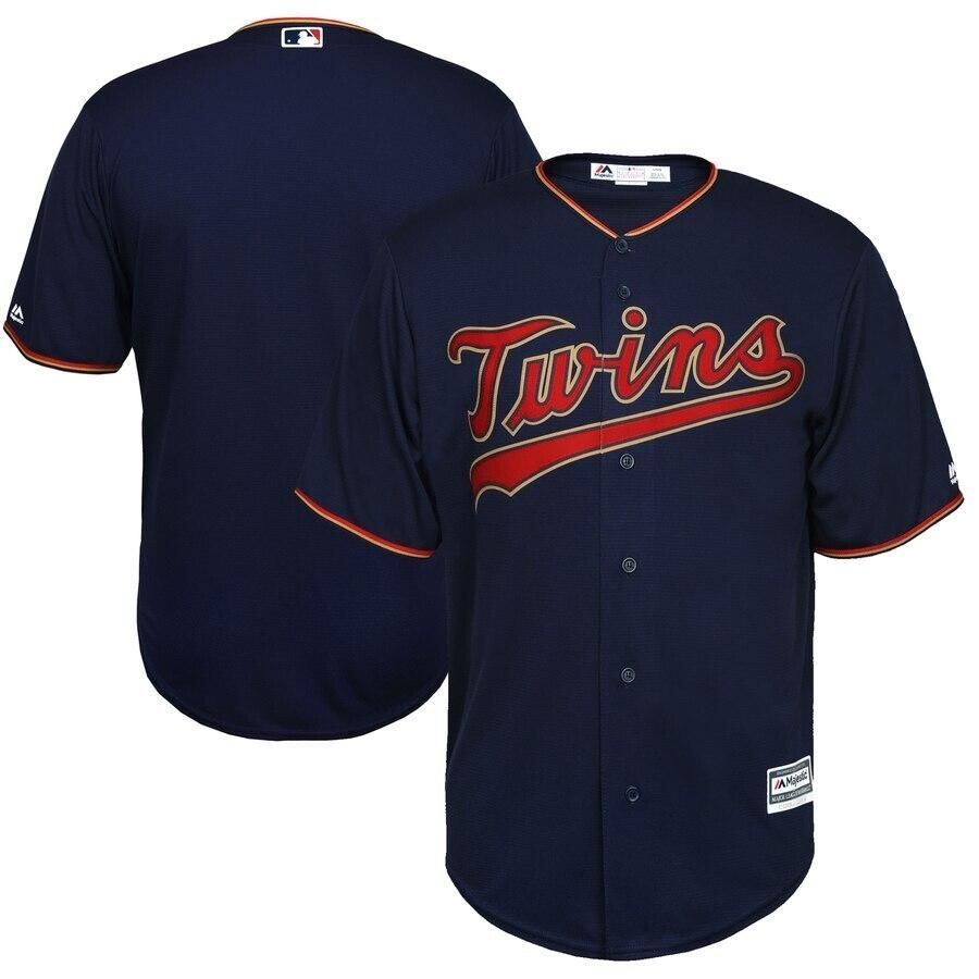 Minnesota Twins Majestic Alternate Official Cool Base Team Navy 3D Jersey