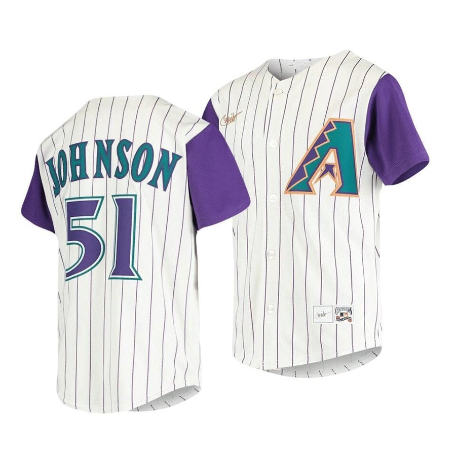 Cooperstown Collection Diamondbacks Randy Johnson #51 Alternate 2020 Jersey Cream