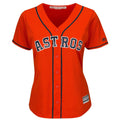 WomenS Majestic Orange Houston Astros Alternate Cool Base Jersey
