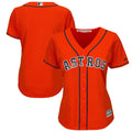 WomenS Majestic Orange Houston Astros Alternate Cool Base Jersey