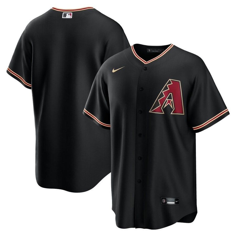 Arizona Diamondbacks Nike Replica Replica Replica Alternate Replica Team Jersey - Black