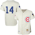 Mitchell & Ness Ernie Banks Chicago Cubs Cream MLB Jersey