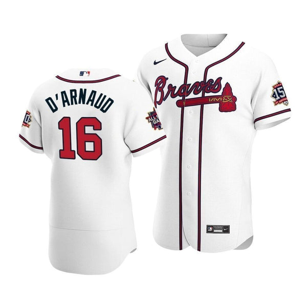 Atlanta Braves Travis D'Arnaud #16 2021 Mlb All-Star Game Patch Home Jersey White